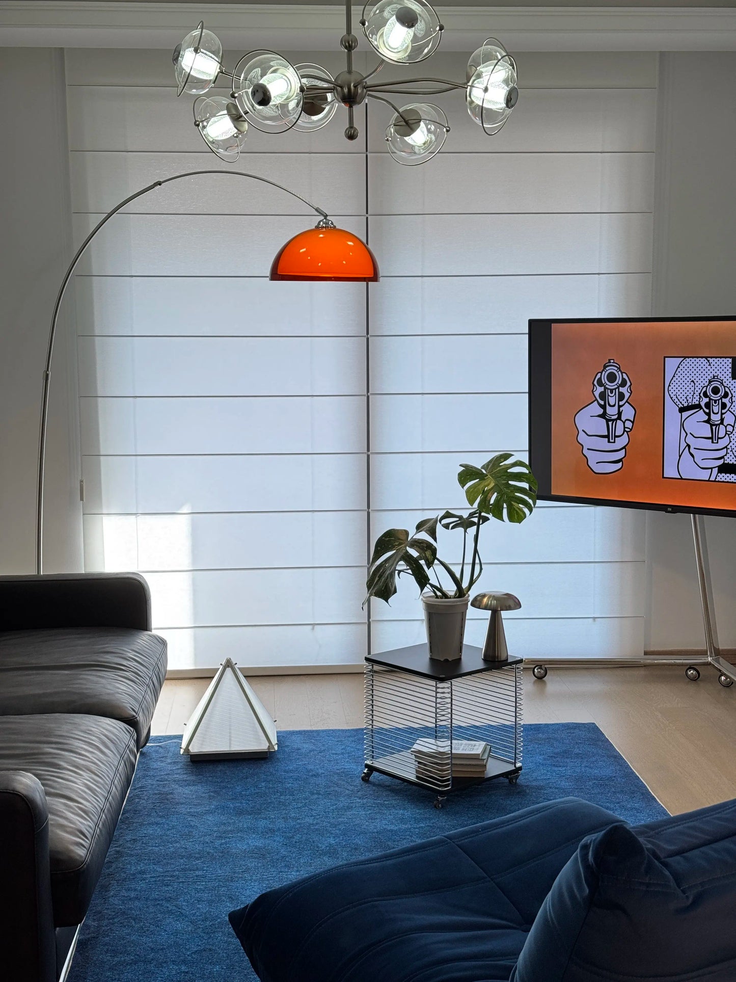 Acrylic Lampshade Floor Lamp Modern Minimalist Light