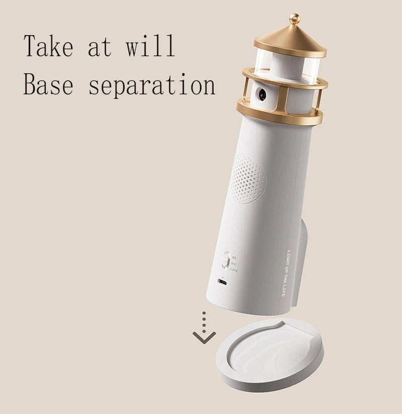 Moon Lamp Projection Lighthouse Lamps Night Light