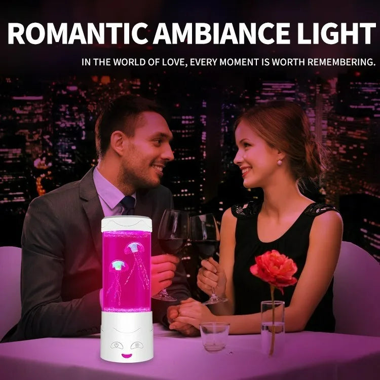 LED Lava Volcano Lamp with Remote Control RGB Light