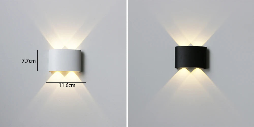 Outdoor Waterproof Wall Lamps Bedroom Living Room Wall Lights
