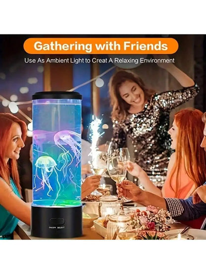 New Fantasy Desk Jellyfish Lamp 7 Color Changing  Lamp