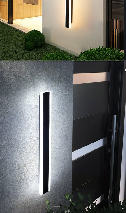Garden LED Wall Light Remote Dimming Outdoor Lighting
