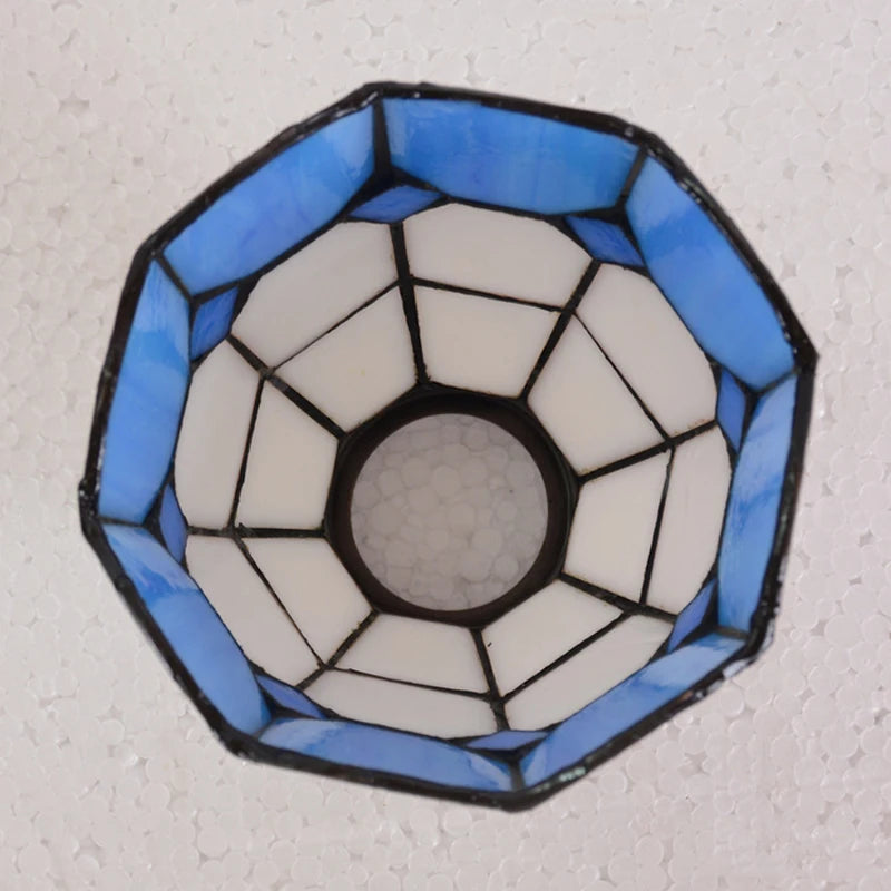 Vintage Stained Glass Lampshade for Pendant Lights