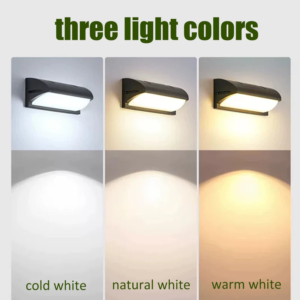 Waterproof LED Wall Light 110V 220V For Outdoor Pathway