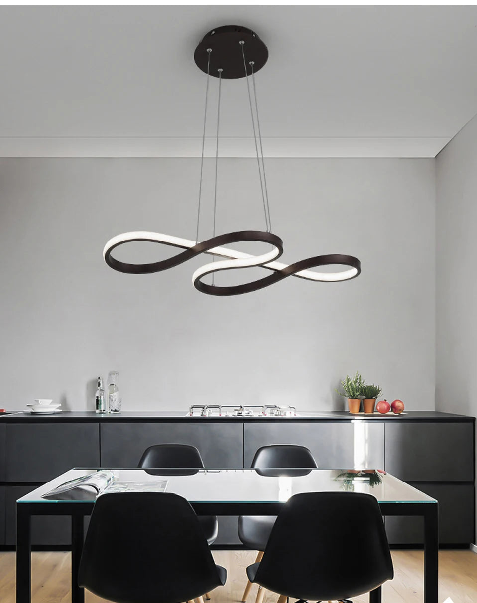 Hanging Lights Remote Dimming Kitchen Led Cord Pendant Lamp