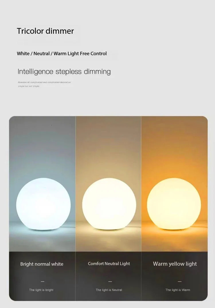 Decorative Ball Table Lamp Bedside Nightlight