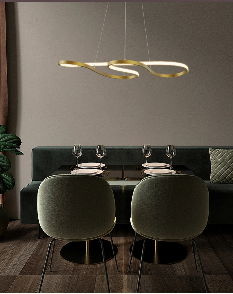 Hanging Lights Remote Dimming Kitchen Led Cord Pendant Lamp