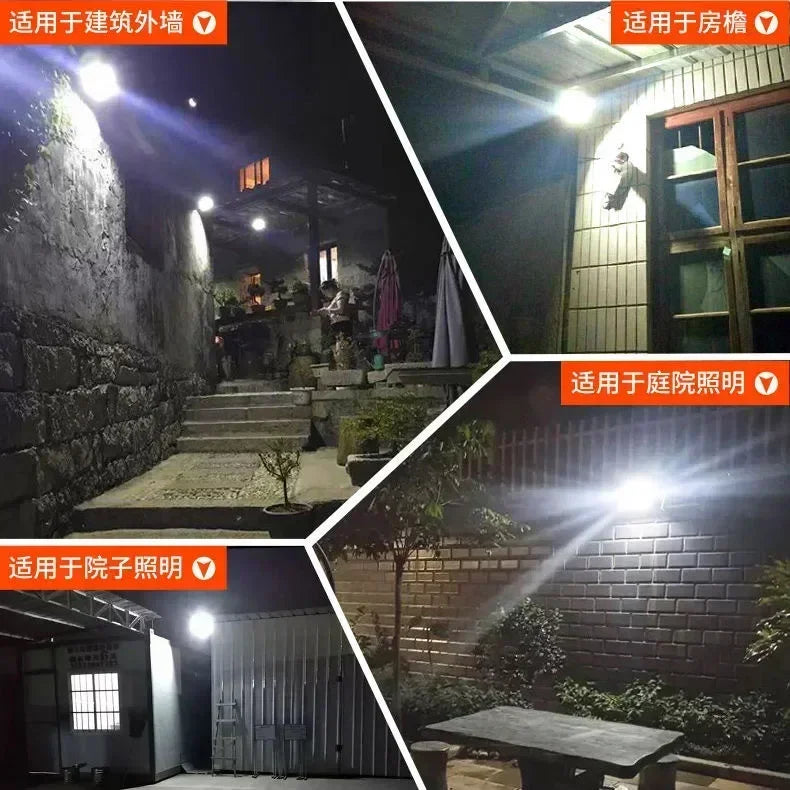 Solar Flood Lights 50-500W Solar Powered Spotlight Outdoor