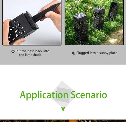 Solar Lawn Light Outdoor Solar Powered Buried Path Lights