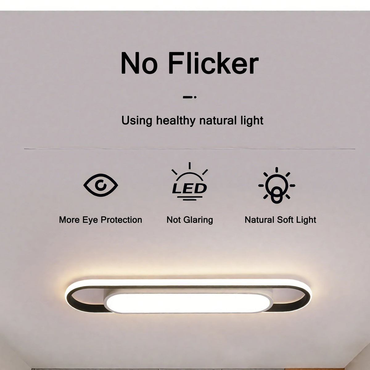 Rectangular Strip Light LED Ceiling Light 220V 41CM Rectangular Strip Light – Lamp Jellyfish