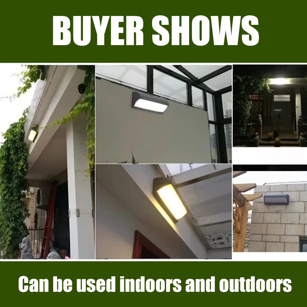 Waterproof LED Wall Light 110V 220V For Outdoor Pathway
