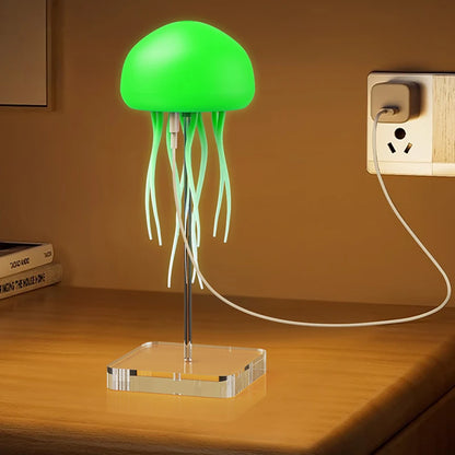 Jellyfish Cartoon LED Nihgt Light Voice Control Gradient