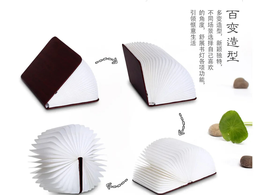 3D Folding Creative LED Night Light RGB Color Table Lamp