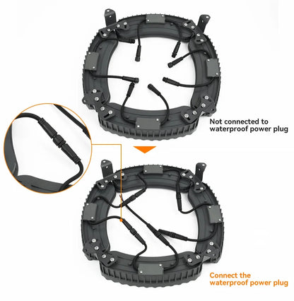 LED Tree Hugging Light Night Projection Spotlight Lamp Outdoor