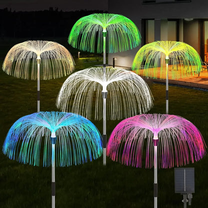 LED Solar Jellyfish Garden Lights Outdoor Waterproof Christmas Ornaments