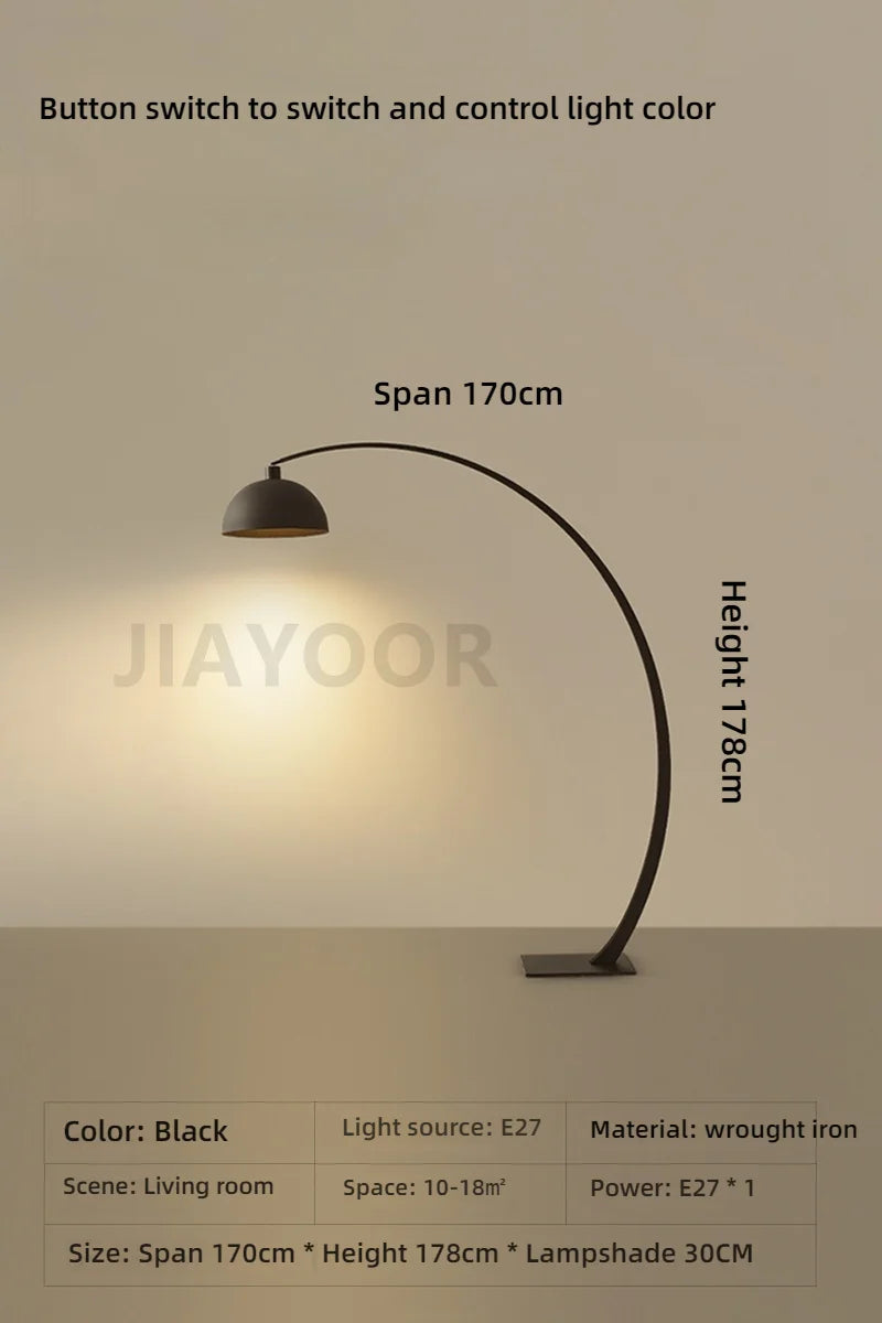 Italian Floor Lamp Modern Living Room Sofa Side Standing Lights