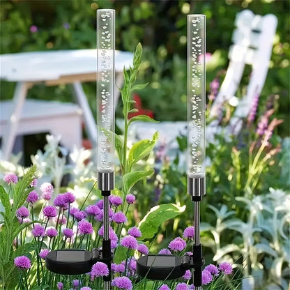 Color-Changing Solar Lights] 1pc Solar Garden Lights