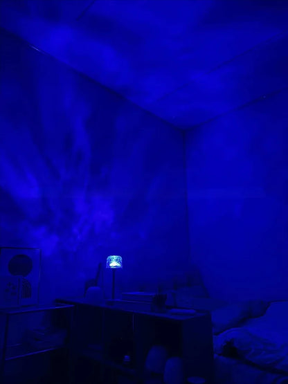 LED High Footed Water Ripple Atmosphere Desk Lamp