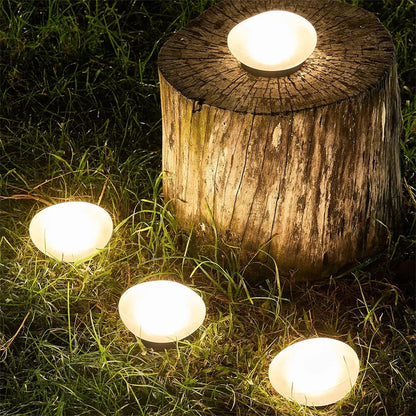 LED Solar Powered Goose Warm Stone Lights Outdoor Decorative