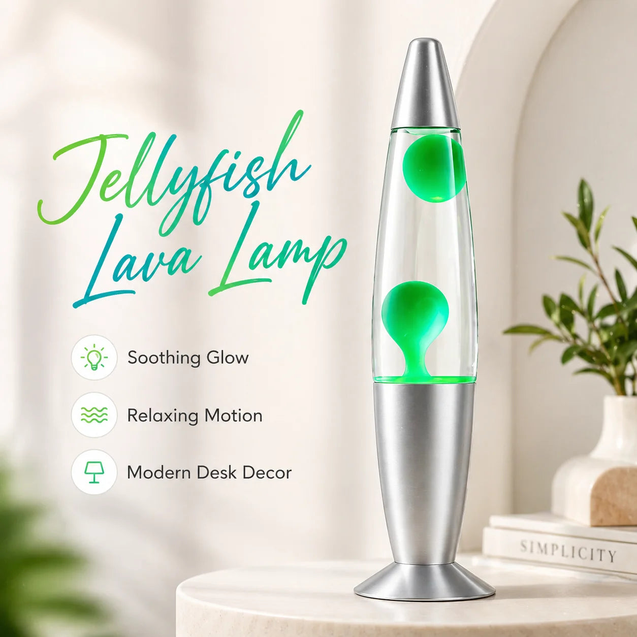 Lava Lamp 25W LED Volcano Night Light Multicolor Changing