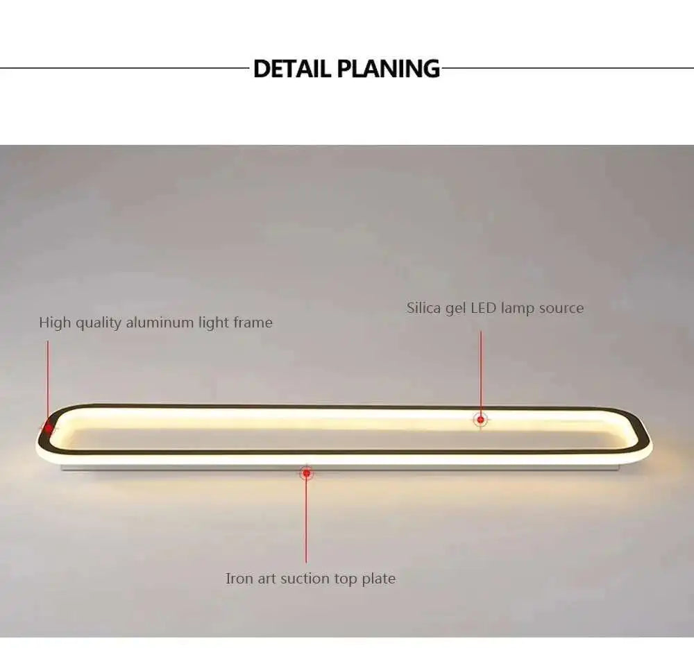Long Strip LED Ceiling Lights Modern Simple Corridor Aisle