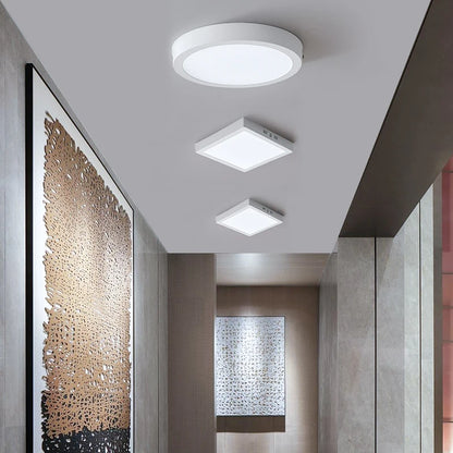 Led Ceiling Lights Fixture 110V 220V Ultra Thin Panel Lamp
