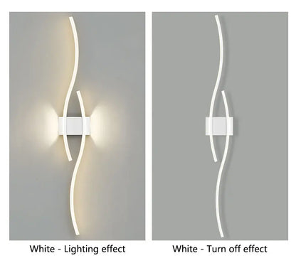 Long Strip LED Wall Lamps for Bedroom Living Room Indoor