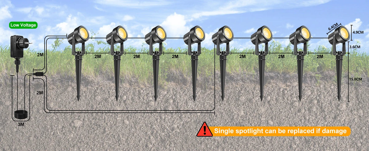 Lights Low Voltage Landscape Lighting 12V/27V Outdoor Lamp