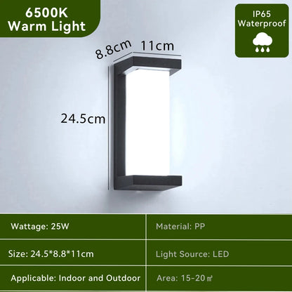 Waterproof LED Wall Light 110V 220V For Outdoor Pathway