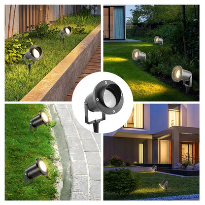 Outdoor Lawn Light IP65 Waterproof GU10 Replaceable Bulb Spot Light
