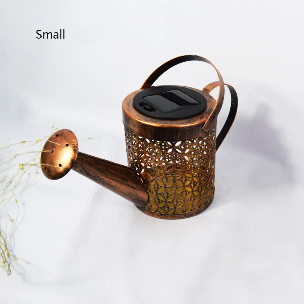 Solar Watering Can Light Outdoor Garden Decoration