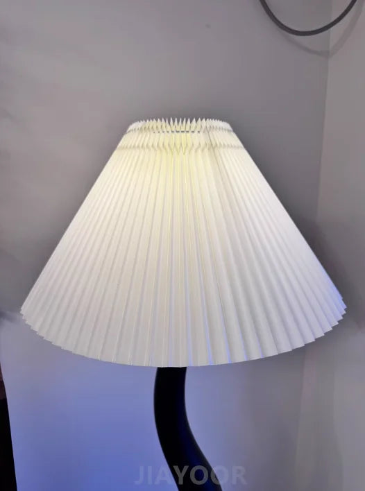 Vintage Living Room Floor Lamp Nordic Mushroom Wood Grain Light