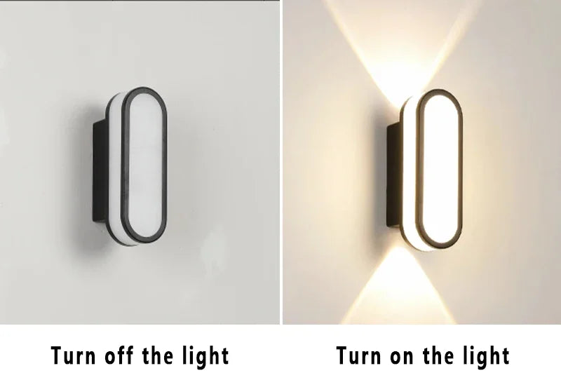 Aluminum Led Outdoor Wall Light Waterproof Porch Lights