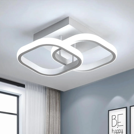 Modern LED Ceiling Lights Square Aisle Lamps