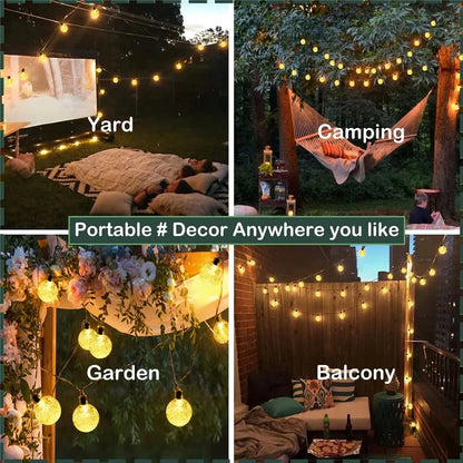 200 LED Solar Fairy Lights String Light Outdoor 22M IP65