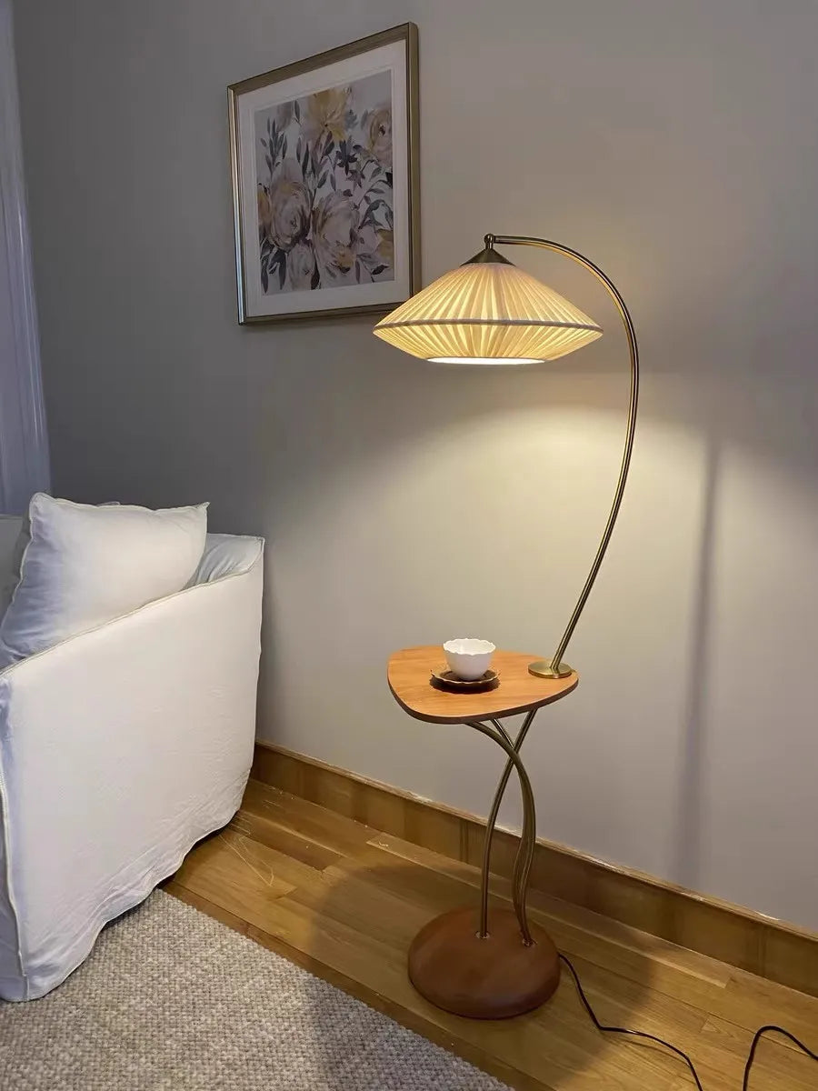 Japanese Retro Floor Lamp SofaSide Standing Lamp  Light
