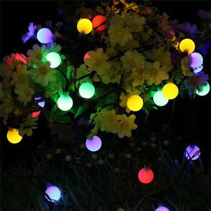 100LED Solar String Flowers Fairy Lights Outdoor Solar String Lights