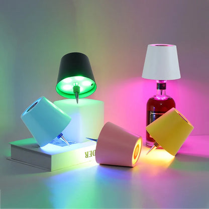 KFV Wireless Table Lamp Wine Bottles LED Bottle Light