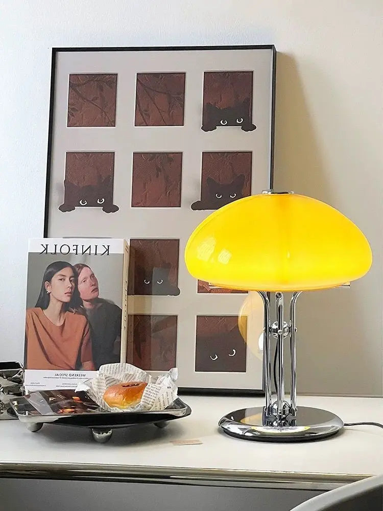 Korean Bauhaus Bedroom Mushroom Desk Lamp