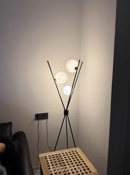 Nordic Living Room Sofa Floor Lamp Modern Creative Moon