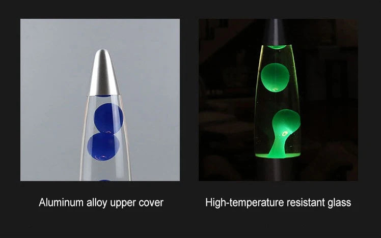 Creative Volcano Lava Lamp Multicolor LED Jellyfish Night Light