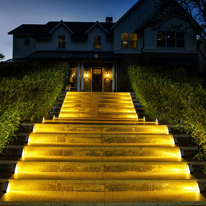 Solar-Powered Step Lights, Outdoor Stair Lights, Step Lights