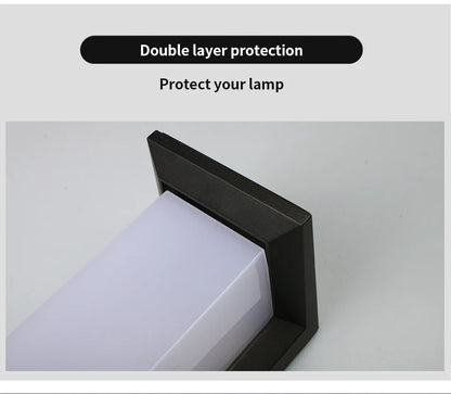 LED Outdoor Wall Lamp Waterproof IP65 Radar Sensor Ligthing