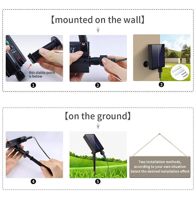 Green Environmentally Materials Outdoor LED Solar Lawn Lamp