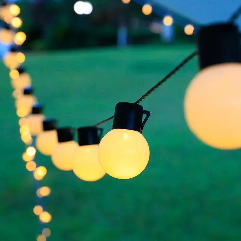 1PC LED Solar Light String Outdoor White Balls Decoration Lights