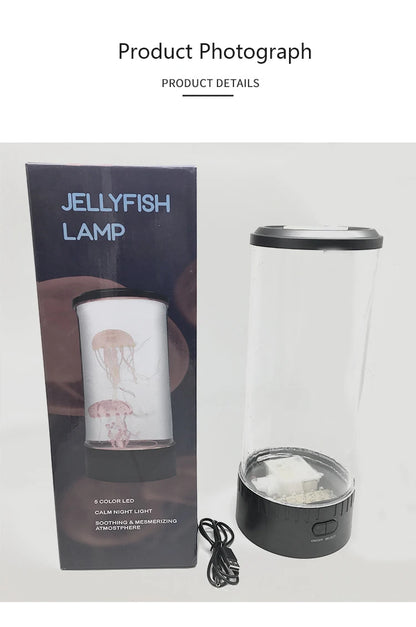 Jellyfish Lamp Color Changing Remote Control  Aquarium Tank