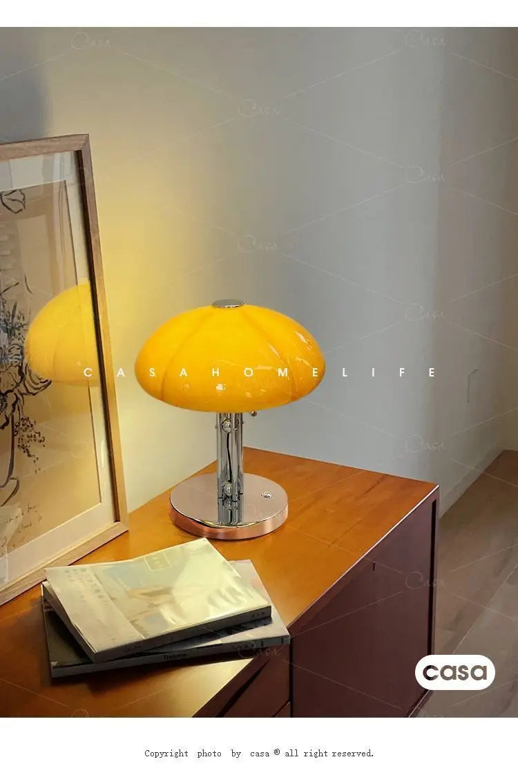 Korean Bauhaus Bedroom Mushroom Desk Lamp