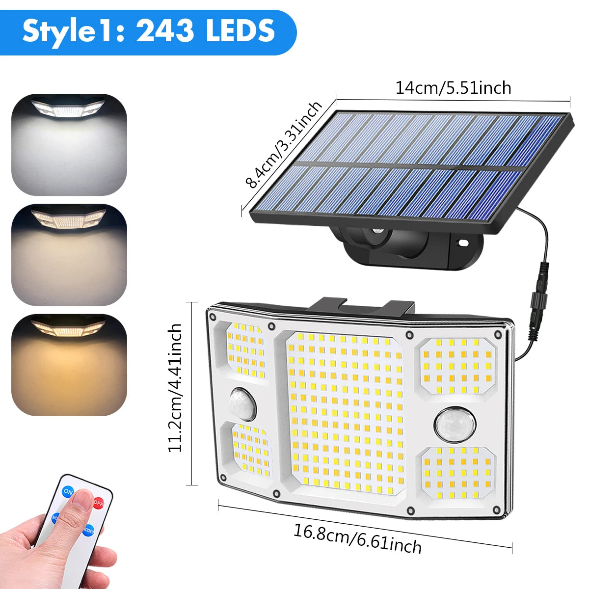 Solar Light Outdoor Solar Lamp IP65 Waterproof