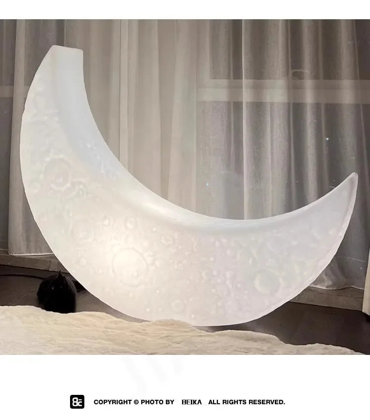 Moon Lamp Floor Lamp Lounge Chair Creative Romantic Design