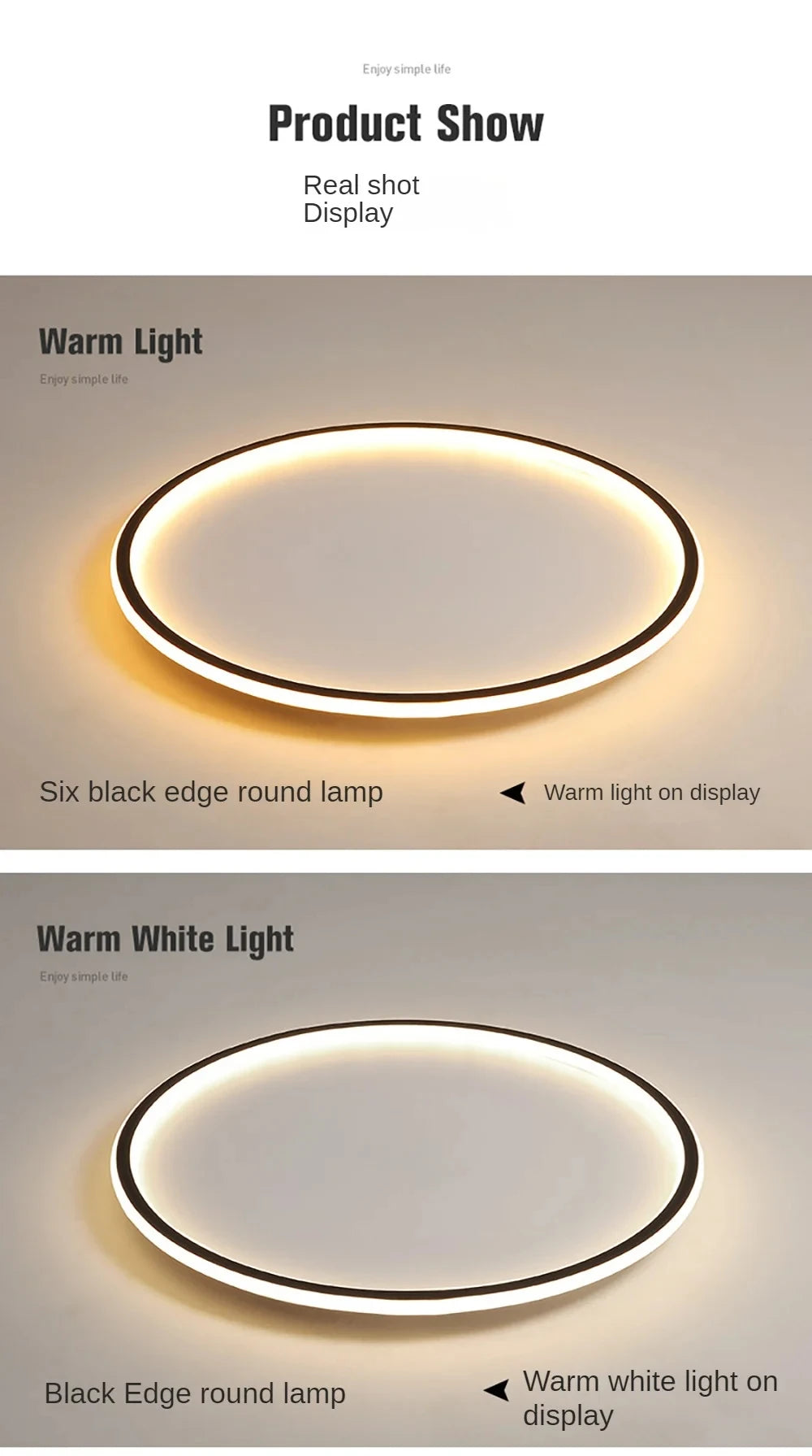 Simple Nordic Style Lighting Ceiling Lamp Lighting Decoration